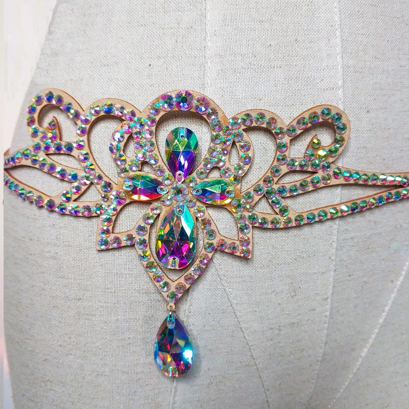 Sparkle Belly Dance Waist Chain Belt Shine Layered Rhinestone Body Belly Dance Jewelry Accessories Chain Adjusyable for Women 250117