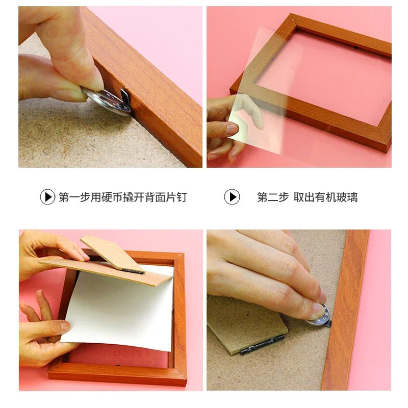 Colorful Picture Frames Wood Frame for Wedding Po Kids Disply Idol Holder Porta Retrato Marco De Fotos 250114
