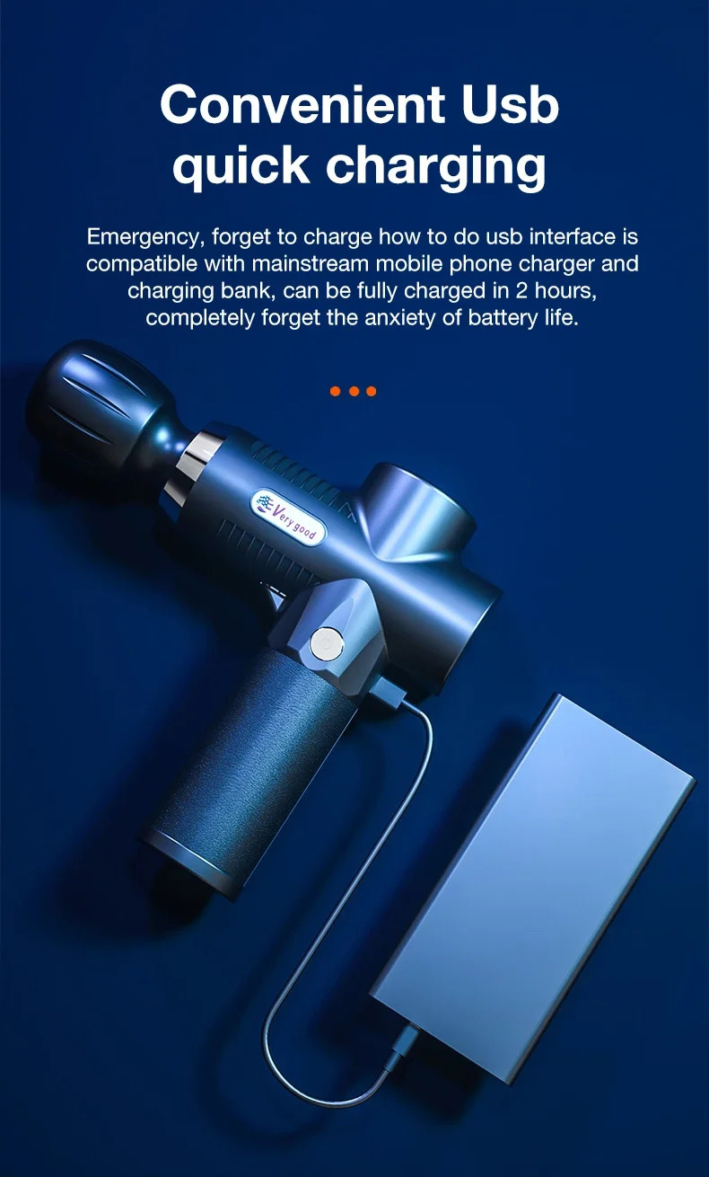 High Speed Vibration Fascia Gun Power Muscle Massage After Fitness Decompose Lactic Acid Relief Therapy Pain Relax Body 250108