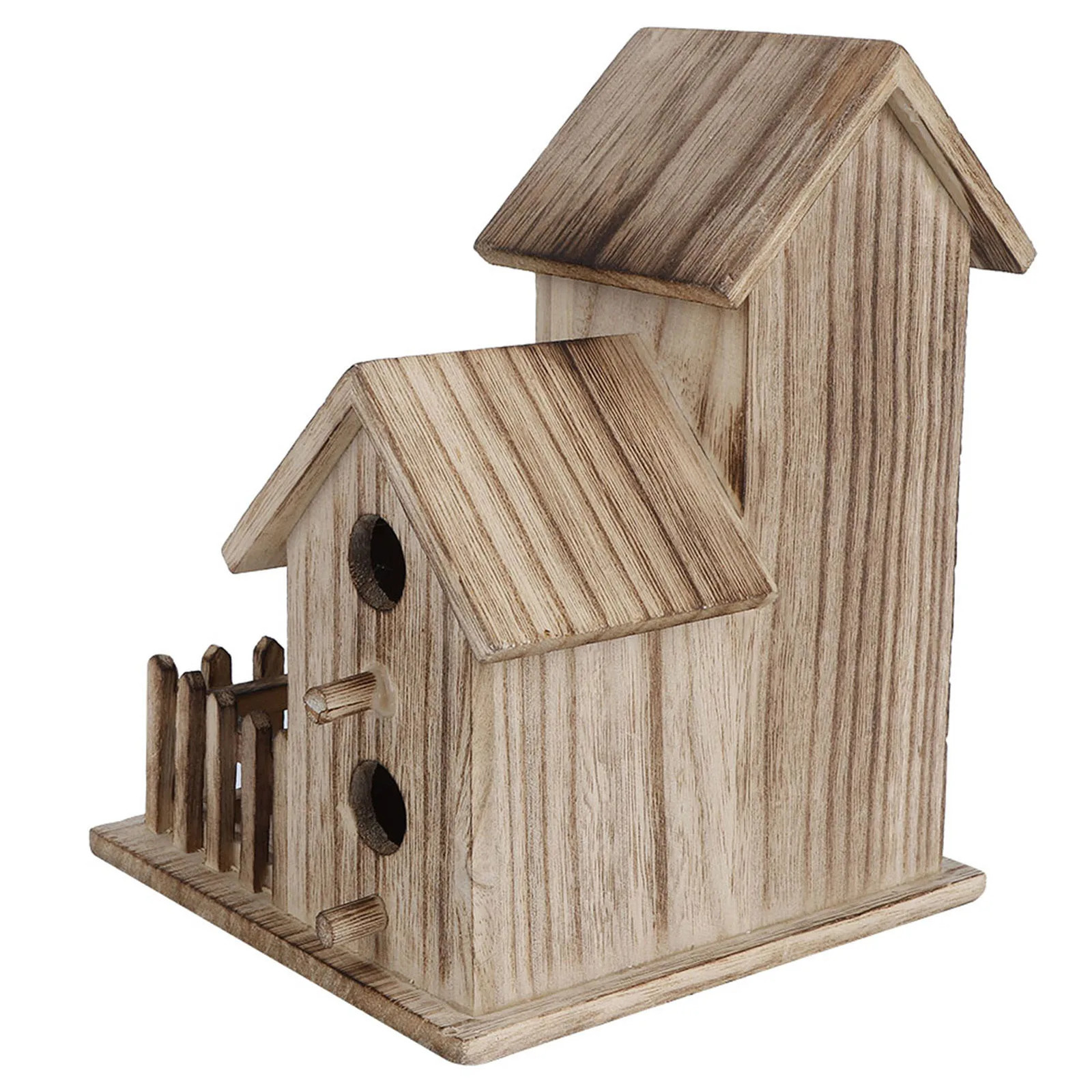 Wooden Birdhouse Small Outdoor Garden Bird Nesting Box Bird House Pet Supplies Decoration for Birds Swallows Parrots 250121