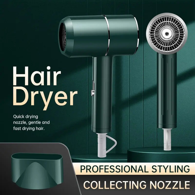 Portable Hair Care Hair Dryer Home Constant Temperature Hair Dryer Negative Ion Student Dormitory Hair Dryer Gift 250114