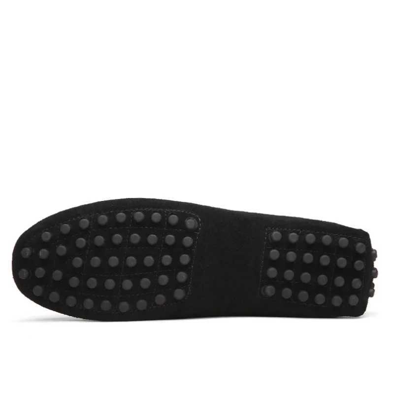 2022 New Fi Men Casual Shoes Brand Leather Men Loafers Slip Mens Flats Male Driving Shoes Sneakers SneakerXJ250118