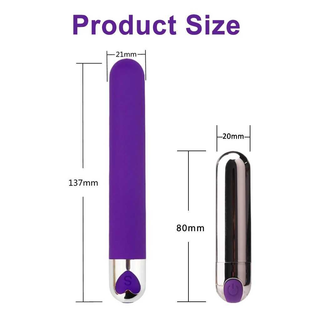 Small Bullet Vibrator for Women 10 Powerful Speed Mini Clitoral G Spot Nipple Stimulator Vagina Anal Massager Sex Toys for Adult W250117