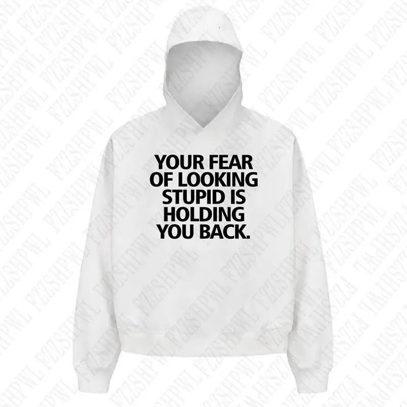Hip Hop Y2K Hooded sweatshirt Harajuku Letter Print Punk Streetwear Hoodie Vintage Grunge Goth Oversized Pullover EMO 250109