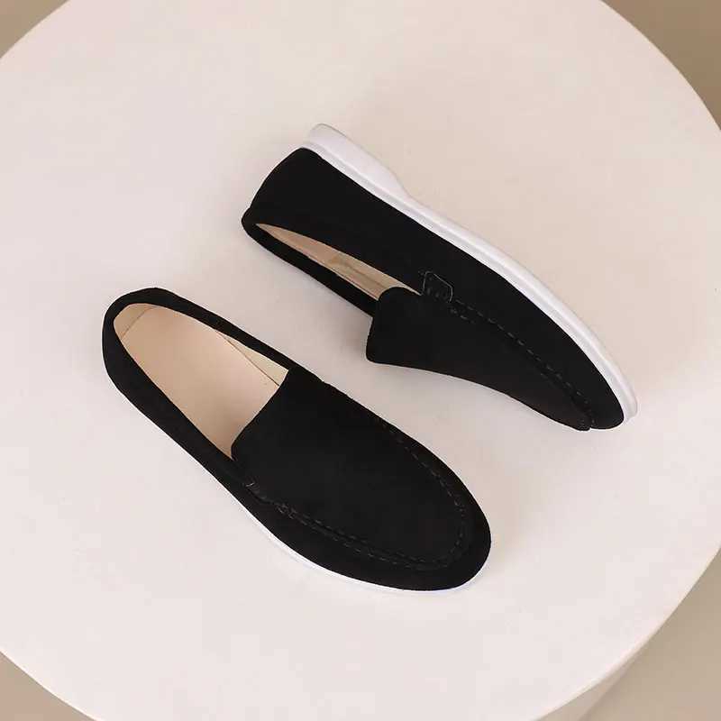 Loafers mens shoes large size flat bottom lazy shoesXJ250118