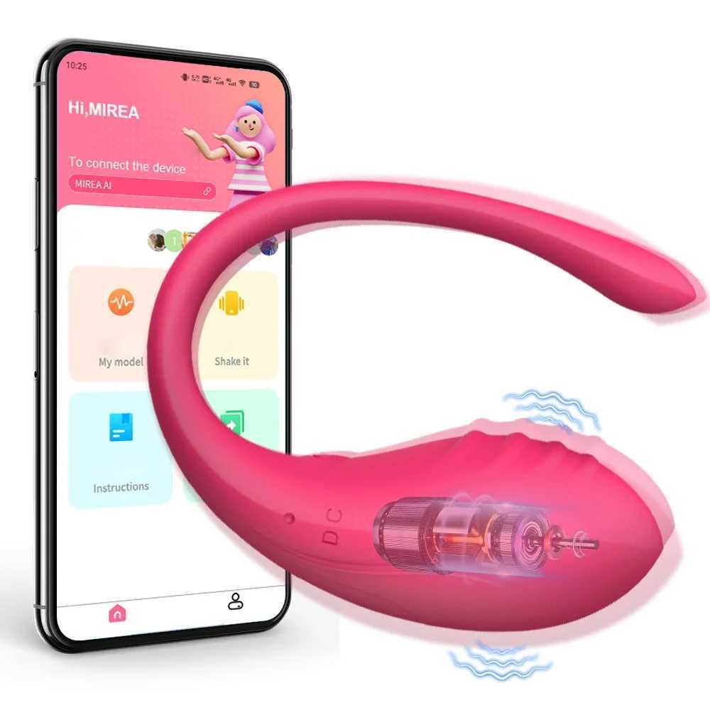 Wireless Bluetooth Vibrating Egg G Spot Dildo Vibrator for Women APP Control Panties Vibrator Clit Female Vibrating Sex Toy W250117