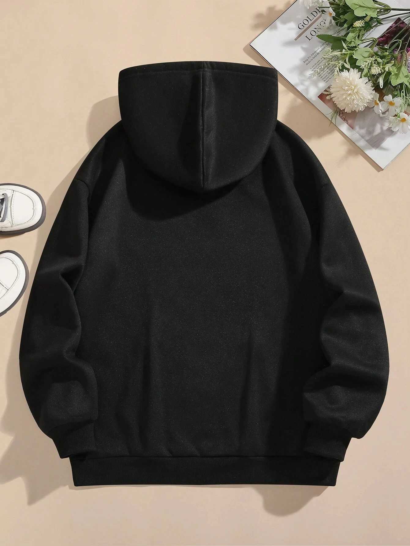 Im Just A Girl Bow Printed Hoody Women Hip Hop Autumn Hoodies Pocket Fce Strtwear Fashion Casual Hoodie Unisex W250117