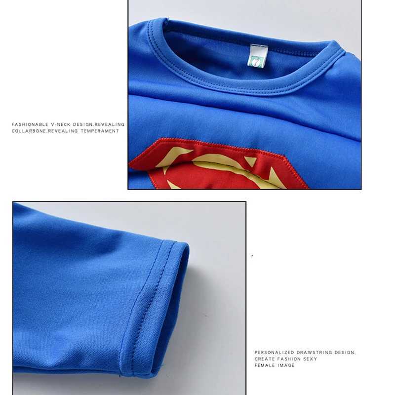 Boys Cosplay CoStume Kids Girls Tops Pants Cloak MUscle Suit Children Party Halloween CoStume Clothes W250117