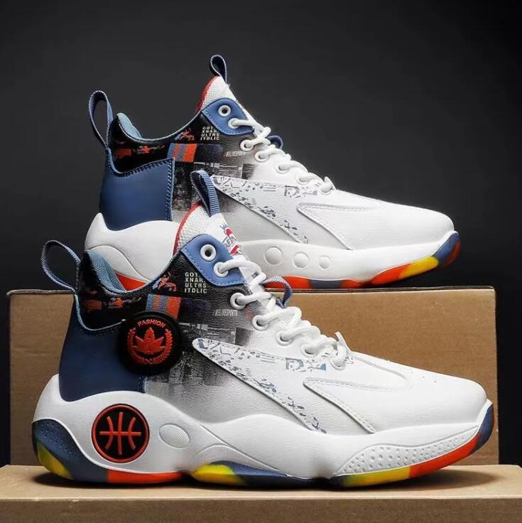 Men Igh Ddmysports Top Sneakers New Autumn Shoes Outdoor Activities Basketball Running Blue Z 1.30-1