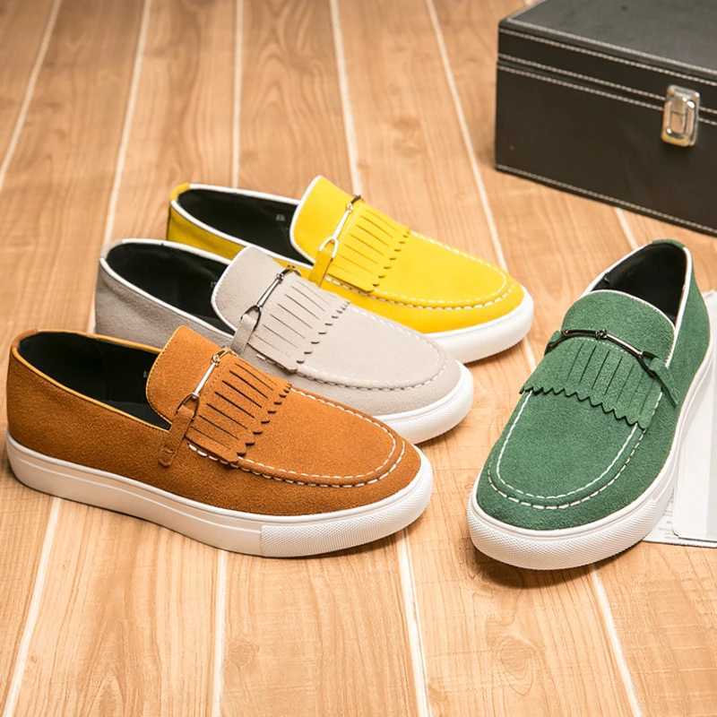 Elegantes Mens Loafers Spring Summer Comfy Drive Shoes New Fi Men Boat Casual Shoes Classic Brand Leather Male Dress FlatsXJ250118