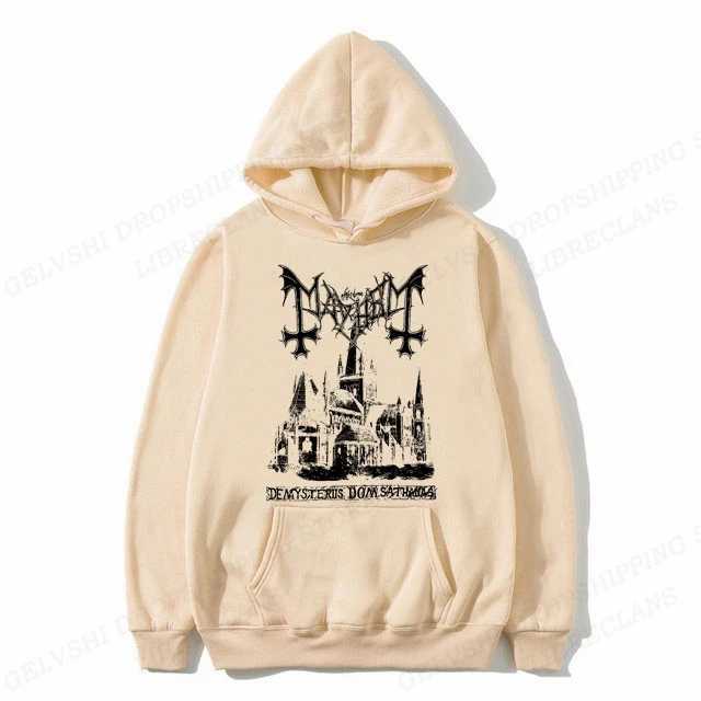 Mayhem Deathcrush Mens Fashion Hoodie Hip Hop Hoodie Mens Coat Mens Sweater Y2K Costume Rap Singer W250117