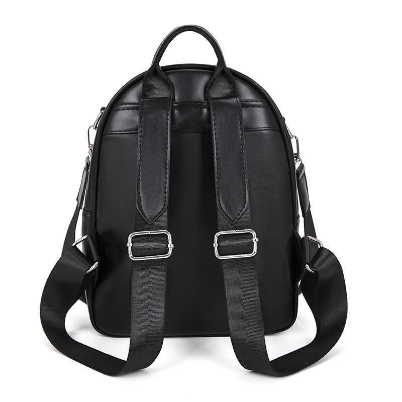 Backpack for female niche new PU travel outdoor backpack dual use single shoulder bag casual backpack