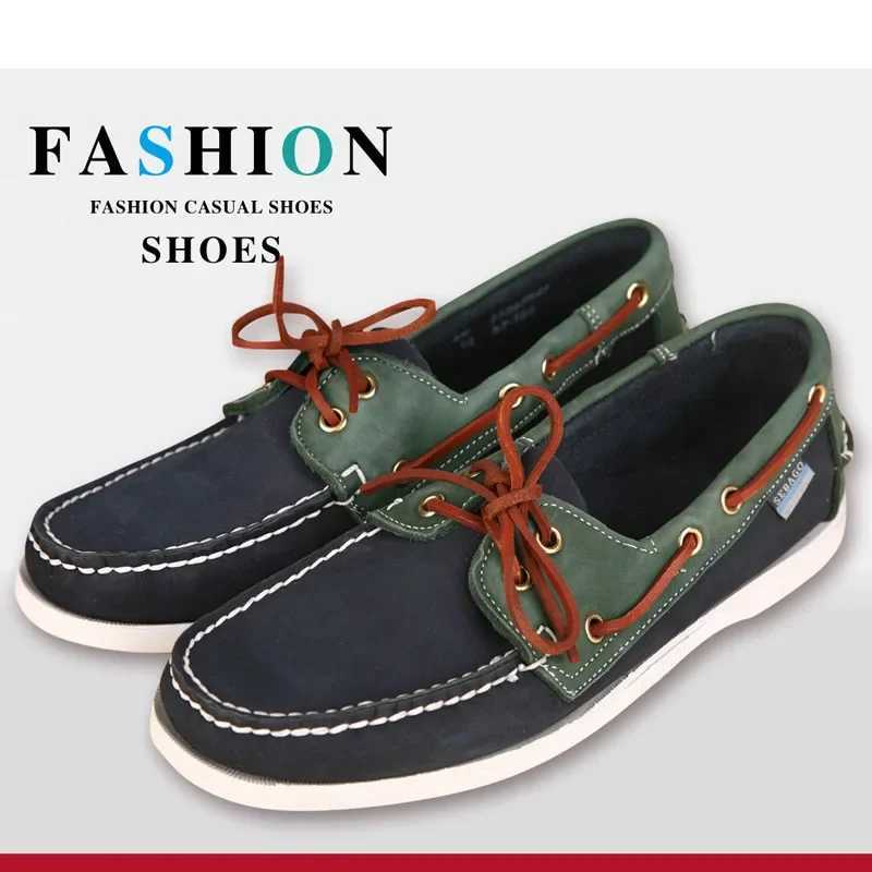 Mens Casual Genuine Leather Lace Up Boat Shoes Loafers For Men Driving Fi Women Driving Shoes Wine Red Lace upXJ250118