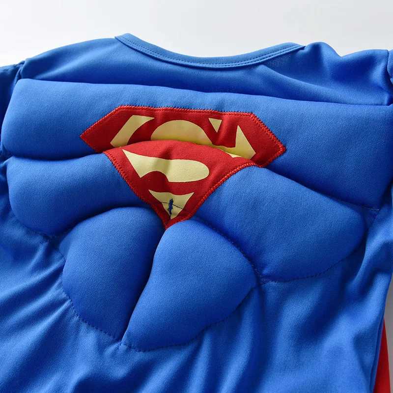 Boys Cosplay CoStume Kids Girls Tops Pants Cloak MUscle Suit Children Party Halloween CoStume Clothes W250117