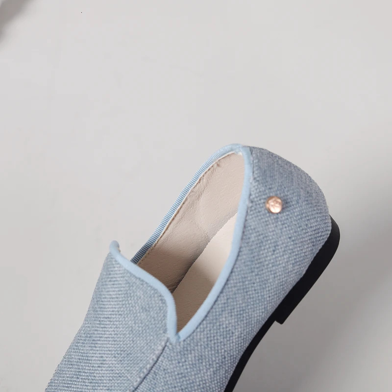 Spring Kids Shoes Children Slip On Casual Shoes Baby Girls Fashion Loafers Toddler Almond Flats Boys Moccasin Soft Shoes 250121