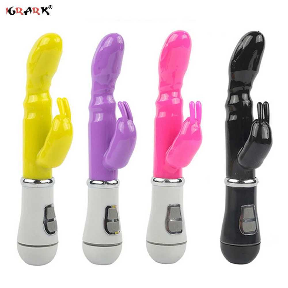 12 Speed Vibrator Female Powerful Dildo Rabbit Vibrators Sex Toys for Woman Clitoris Stimulator Massager Masturbators Adult Toys W250117