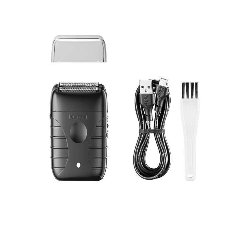 Kemei T95 New Electric Shaver with LED Display Screen Rechargeable Hair Beard Razor Bald Head Shaving for MenW250117