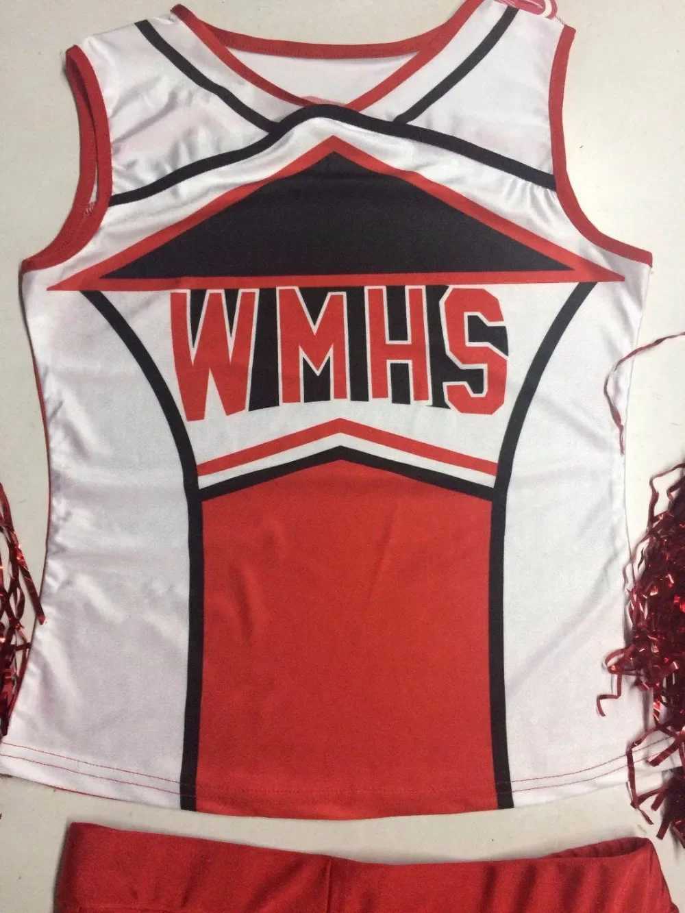 High School Glee Club Girls Cheerleading Costume Glee Style Cheerleading School Cheerleading Costume Fancy Dress UniformW250121