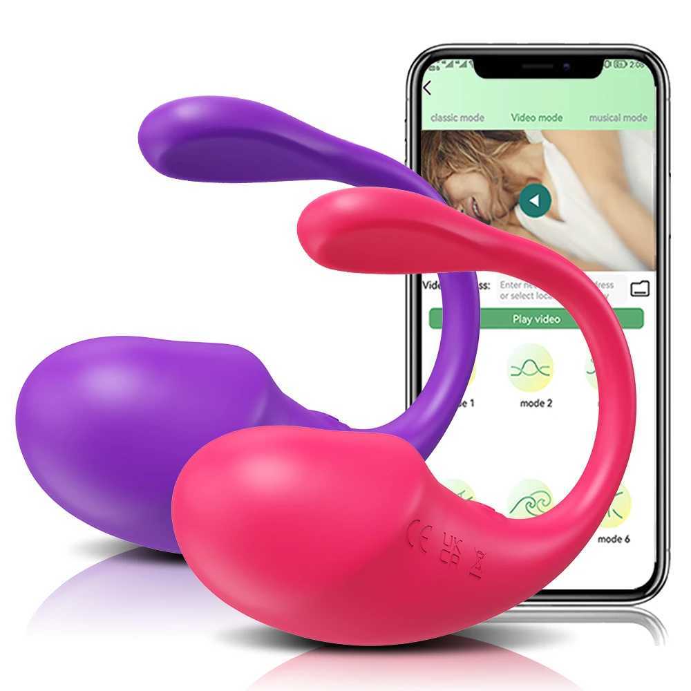 Application controlled clitoral vibrator for female clitoral stimulator female G-spot wearable egg vibrator sex toy adult product W250117