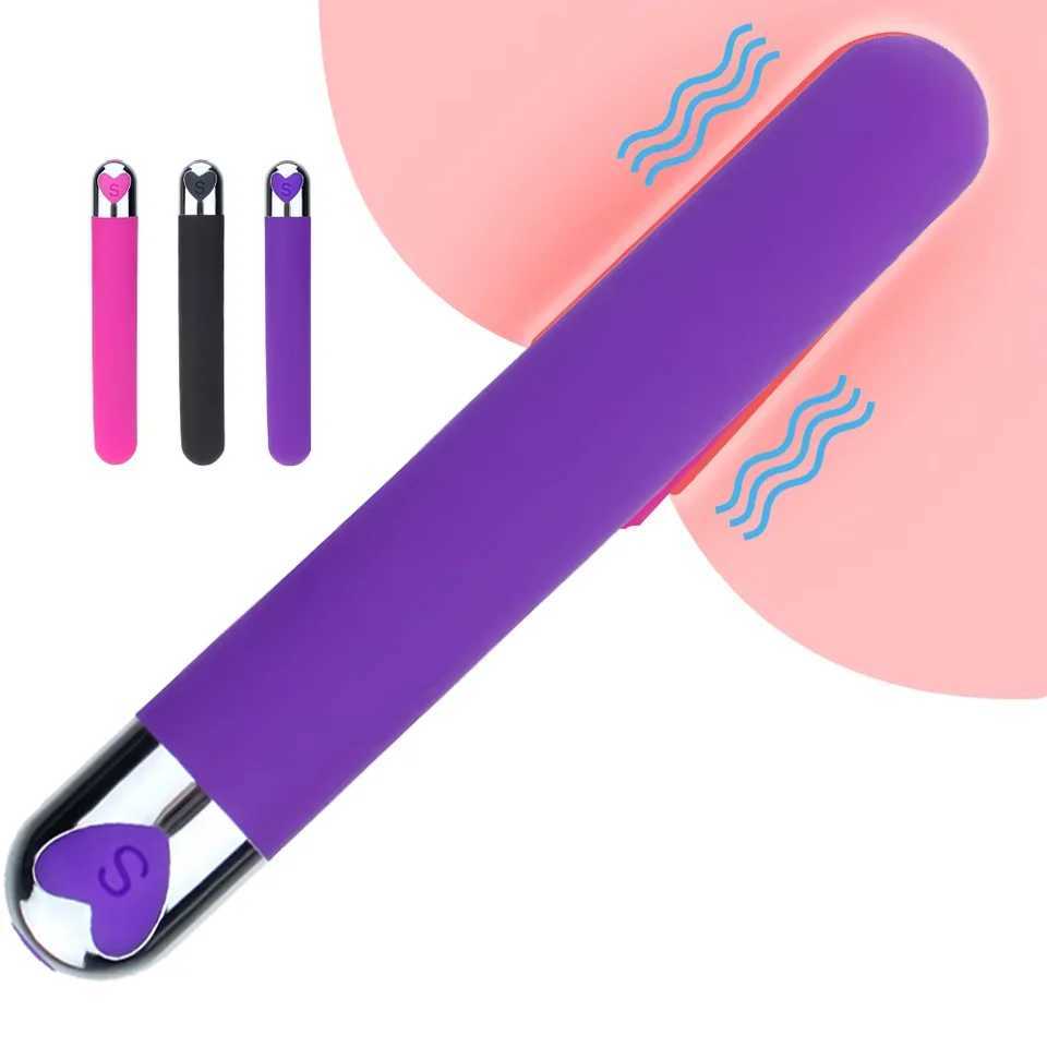 Small Bullet Vibrator for Women 10 Powerful Speed Mini Clitoral G Spot Nipple Stimulator Vagina Anal Massager Sex Toys for Adult W250117