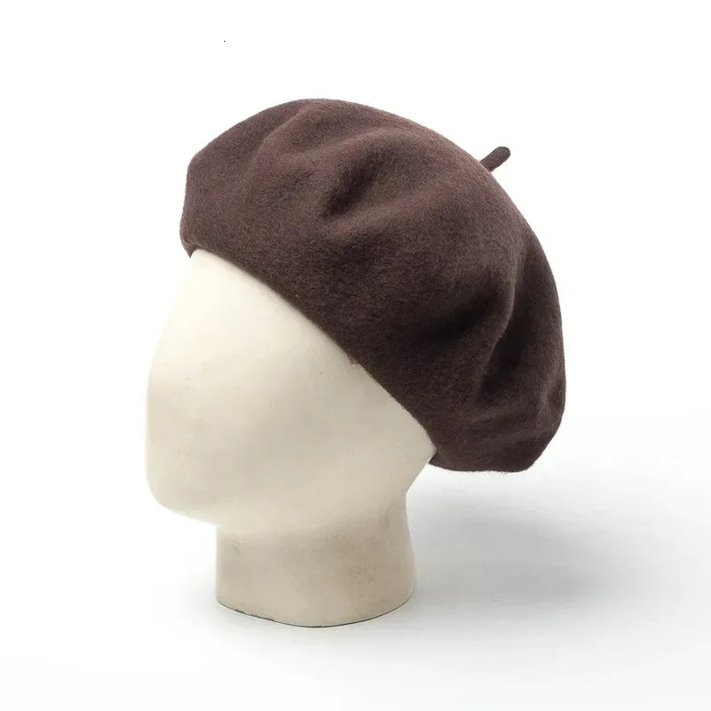 Big Size Wool Beret Women Men Large 60cm White Berets Warm Unisex French Winter Hat Female Painter Cap Chapeau Femme 250120