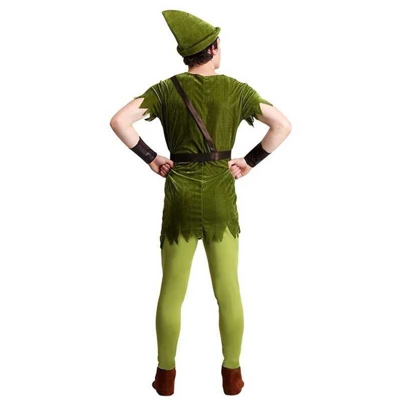 Halloween Party Role Playing Peter Pan Costume Childrens Cartoon Movie Costume Adult Girl Boy Peter Pan Costume W250117