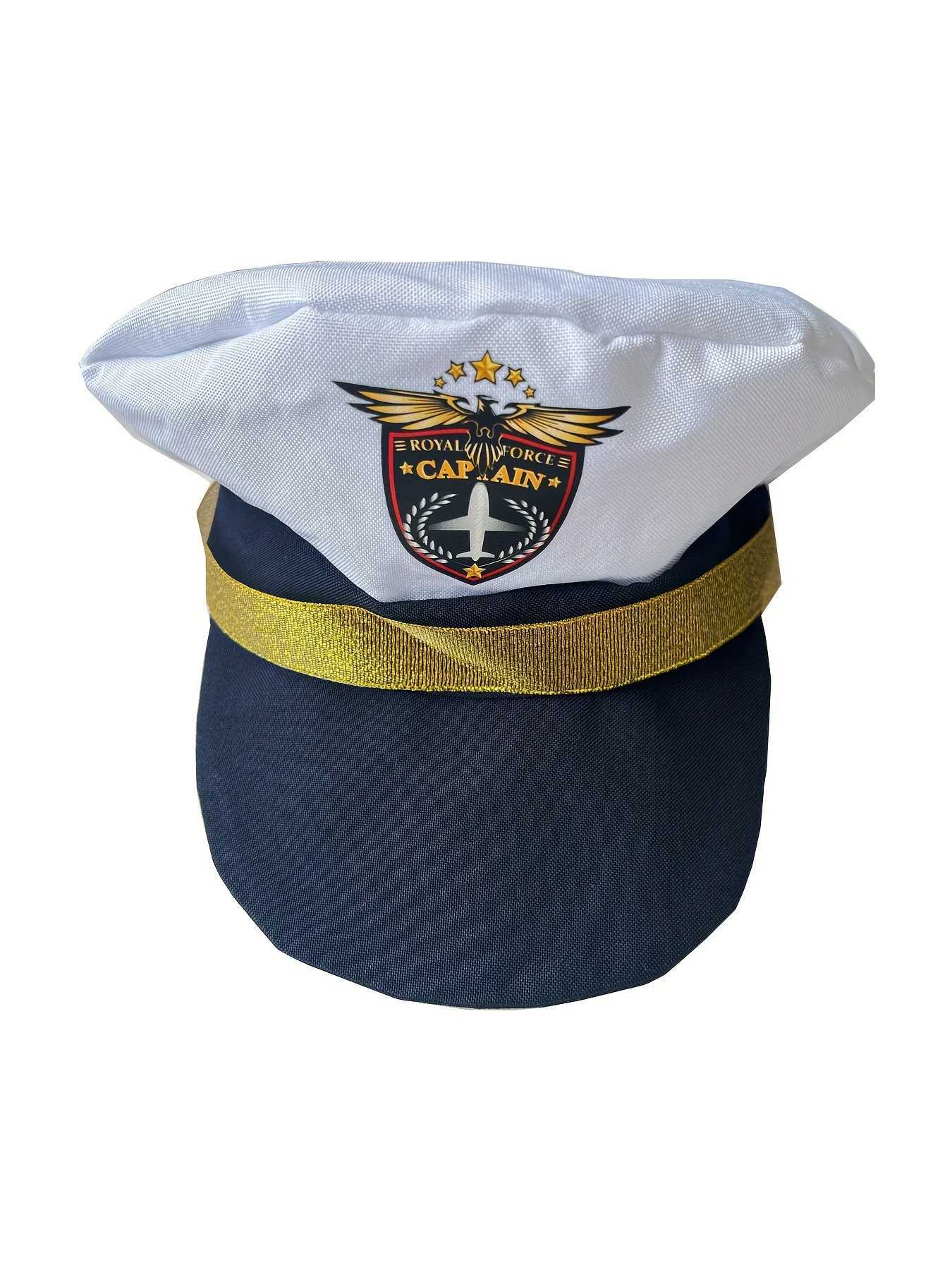 Kids Pilot Costumes Children Cosplay for Boys Girls Flight Attendant Costume Airplane Aircraft Air Force Performance Uniforms W250117
