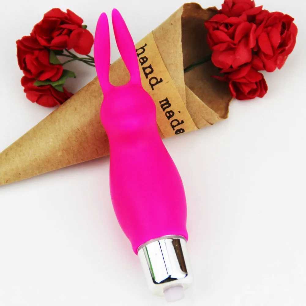 Rabbit Powerful AV Mini G-Spot Vibrator Adult Sex Toy Suitable for Female Vaginal Vibration Anal Clitoral G-spot Stimulator Spray W250117