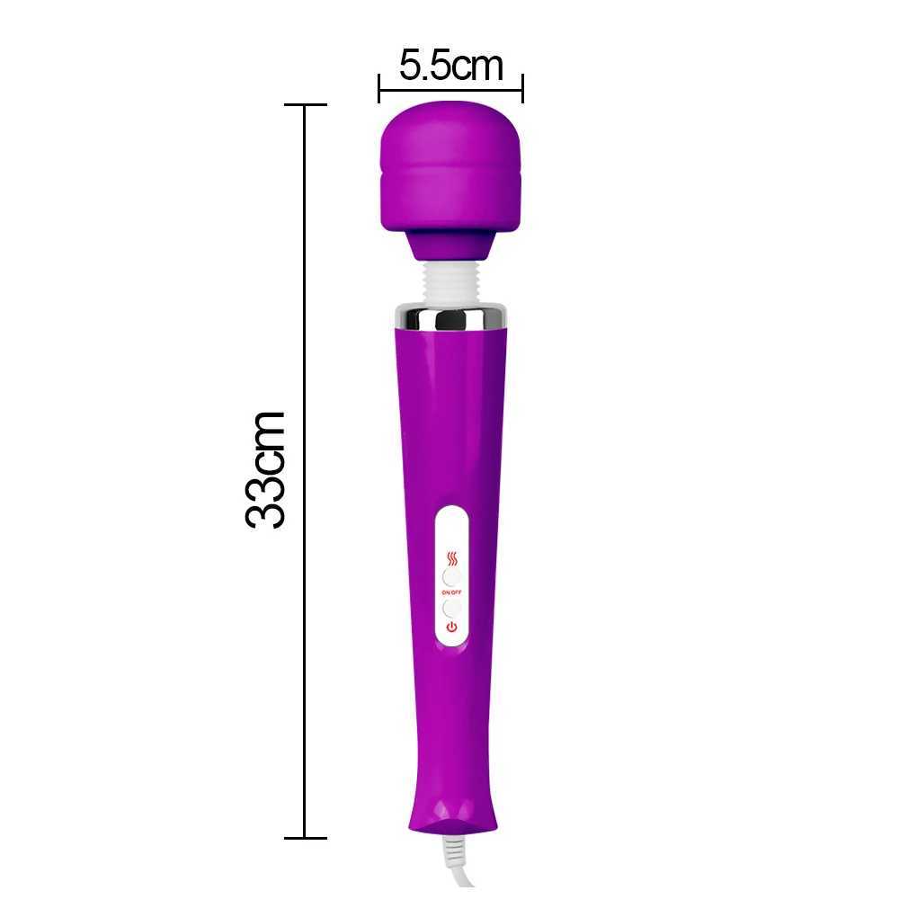 IKOKY Big Size G Spot Massage Clitoris Stimulator Sex Toys for Women AV Rod Stick Sex Products Magic Wand Massager Vibrator W250117