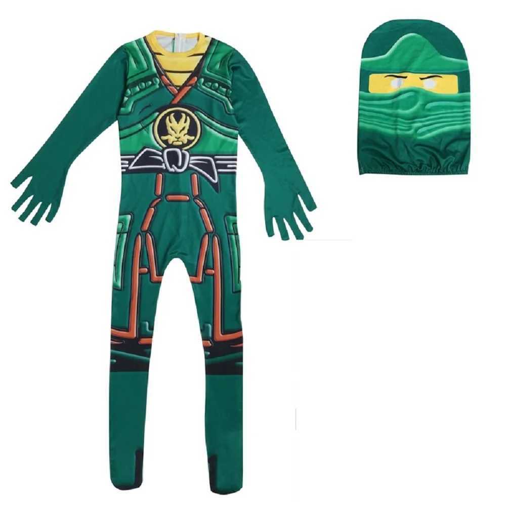 NINJA cosplay costume Boys and Girls Jumpsuit Set Halloween Christmas Advanced Latest Ninja Cosplay Costume Party W250117