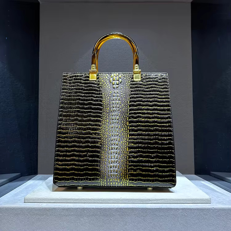 Designer Brand New High-Quality Leather Crocodile Handbags Women's Fashion Trend Hot Sale Bolsos De Mujer Free Shipping