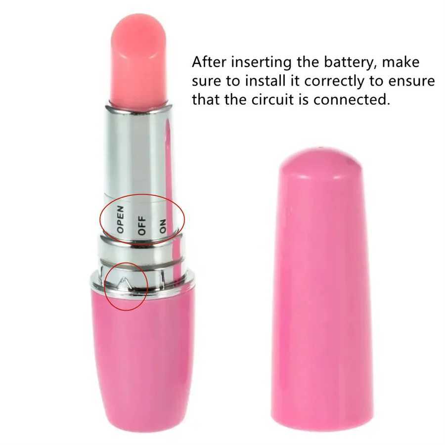 Mini Secret Lipstick Vibrator Bullet Vibrator G-spot Massager Clitoris Stimulator Masturbator Sex Toy For Women Adult Toys W250117