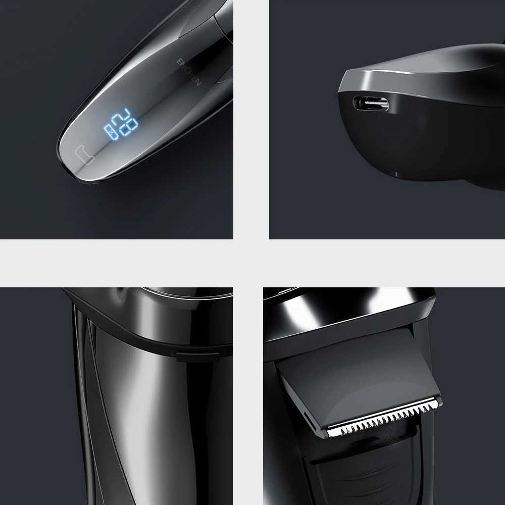 Youpin ENCHEN Blackstone 3 Electric Shaver for Men IPX7 Waterproof Wet Dry Dual purpose LCD Display Screen Facial Beard ShaverW250117