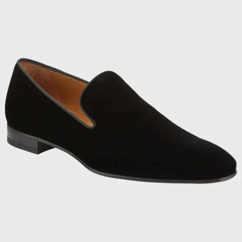 Men Loafers Shoes Suede Low-heeled Solid Color Comfortable Casual Wear Fi Everyday All-mah Classic ShoesXJ250118
