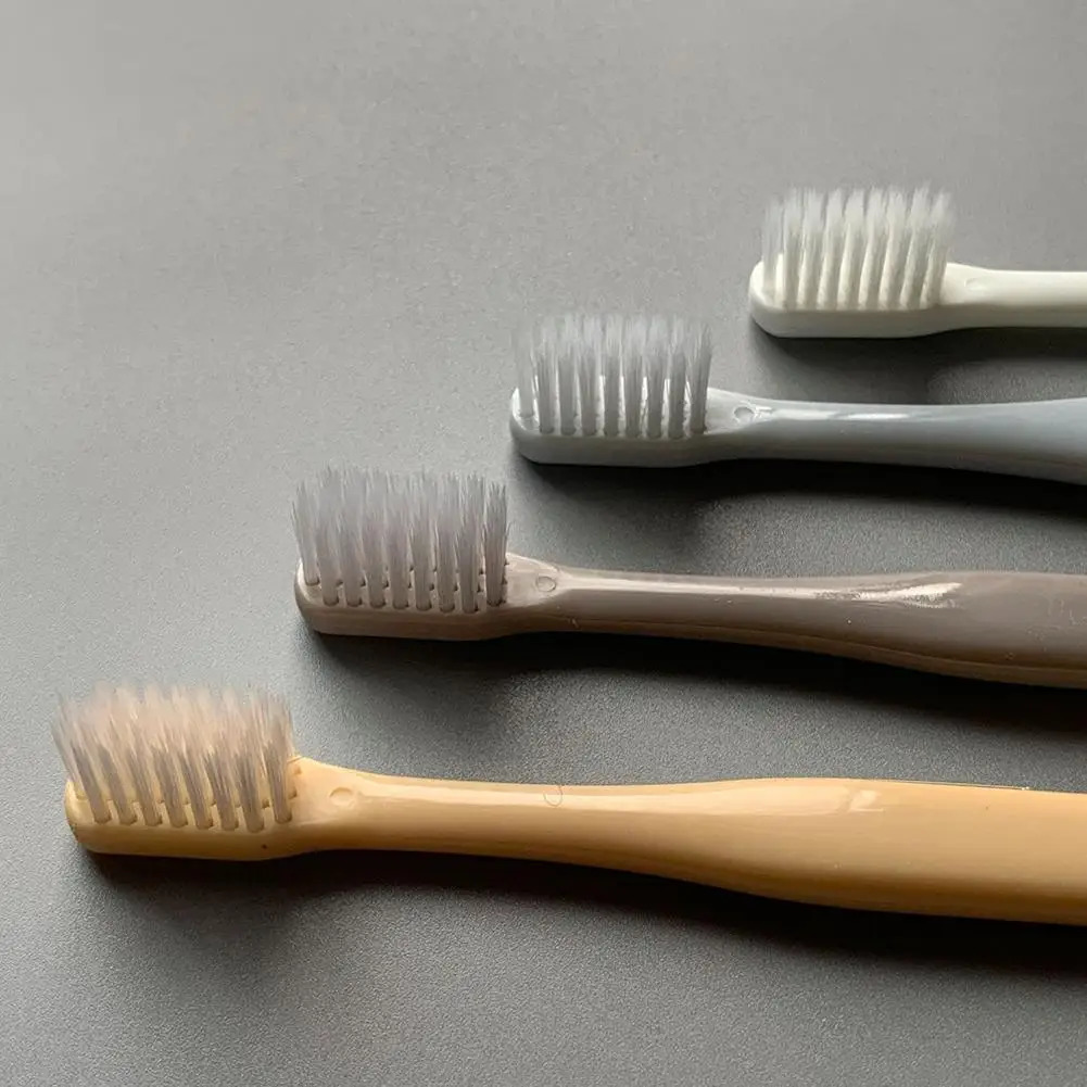 4Pcsset Soft Bristle Small Head Toothbrush Family Travel Brush Tooth Care Oral Hygien Supplies 250115