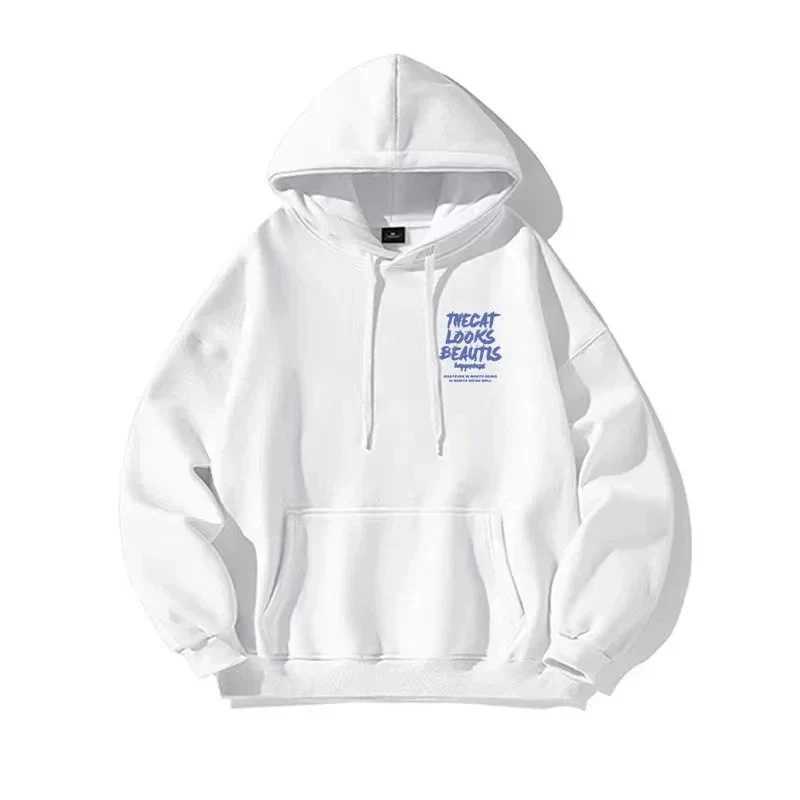 2024 Leisure Street Clothing Hoodie Fashion Hoodie Mens Comfortable Fashion Hooded Sweatshirt Hip Hop Street Clothing Y2K Sweat W250117