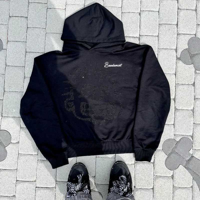 Y2K Winter Harajuku Retro Mens Hoodie New Personalized Design Hot Sweatshirt Hip Hop Fashion Cartoon Loose Zipper W250117