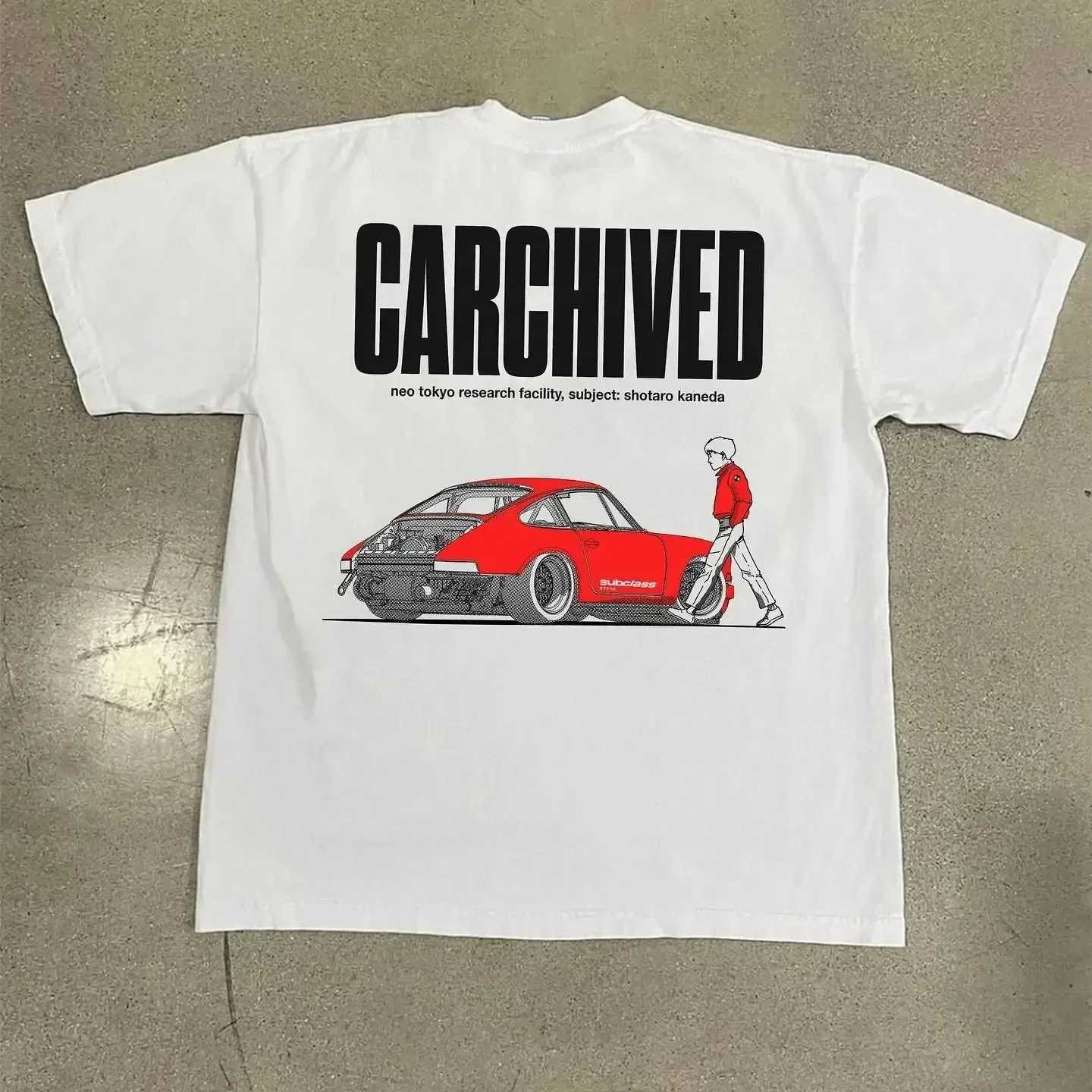 2024 Y2k Street Vintage Animated Alphabet Print Short Sleeve T-shirt Womens Summer Harajuku Fashion Casual Loose Top W250117