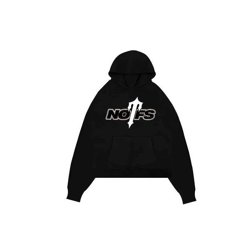 Hip hop punk Y2K hoodie men and women Harajuku pattern printed embroidery loose sweatshirt in pants pocket sweatpants street W250117