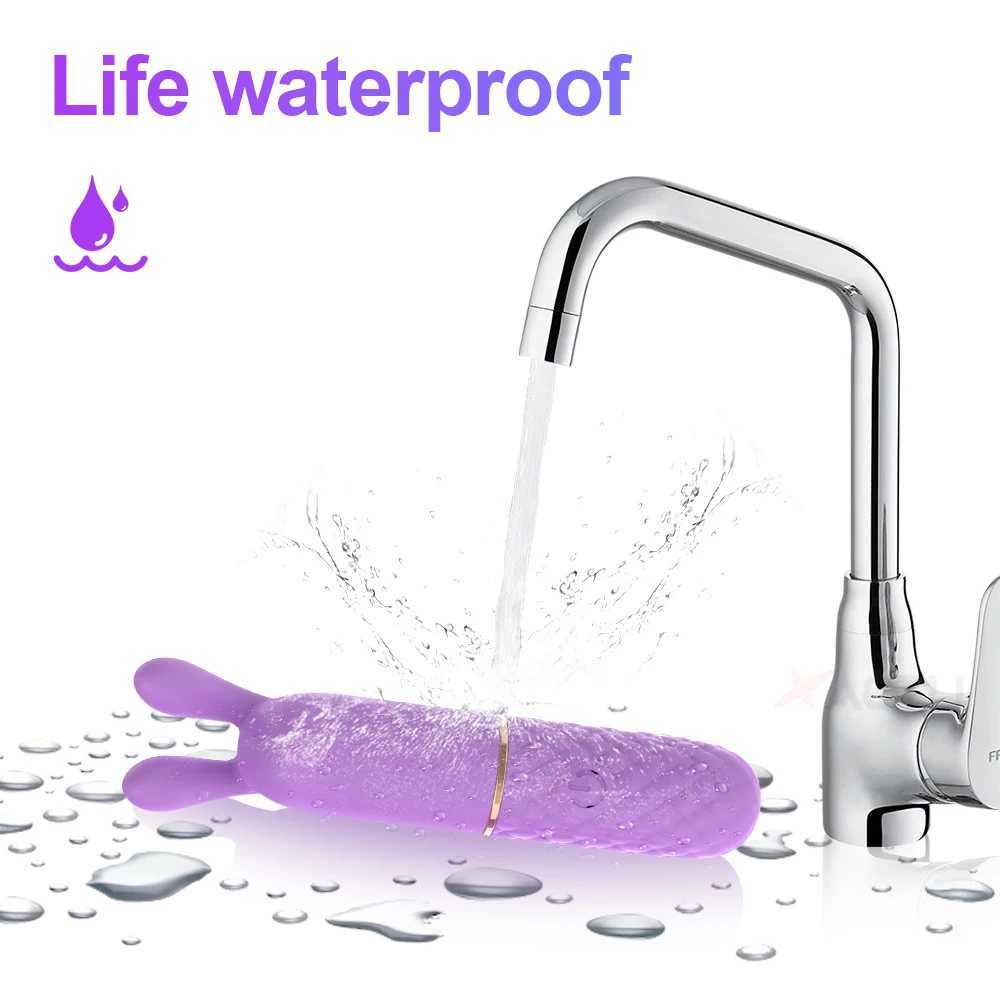 Quick orgasmic mini rabbit bullet vibrator female 10 speed clitoral stimulator rechargeable masturbation toy adult product W250117