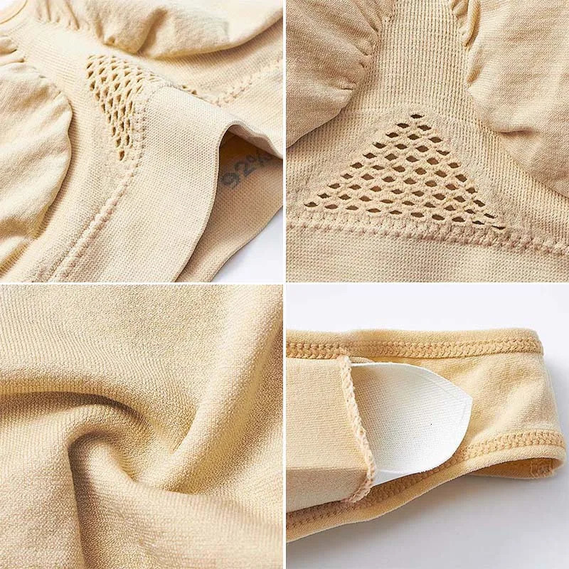 3pcs Bras For Women Plus Size Bra With Pads Seamless Underwear Active Brassiere Breathable Mesh Wireless Vest 250122