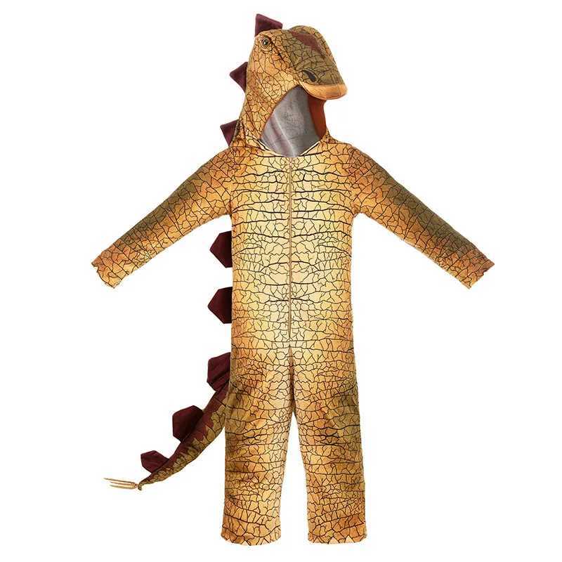 Dinosaur role-playing costume childrens sword dragon costume Halloween animal costume dinosaur jumping suit boys and girls carnival party W250117