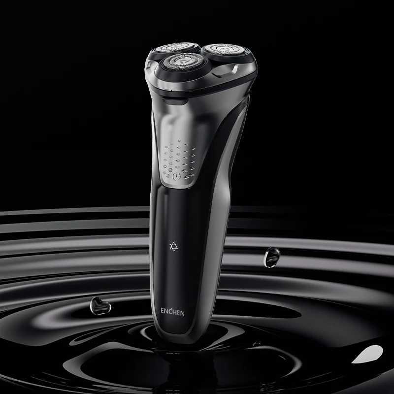 ENCHEN Blackstone plus electric rotary shaver full body washable IPX7 waterproof dry and wet dual purpose rechargeable shaverW250117