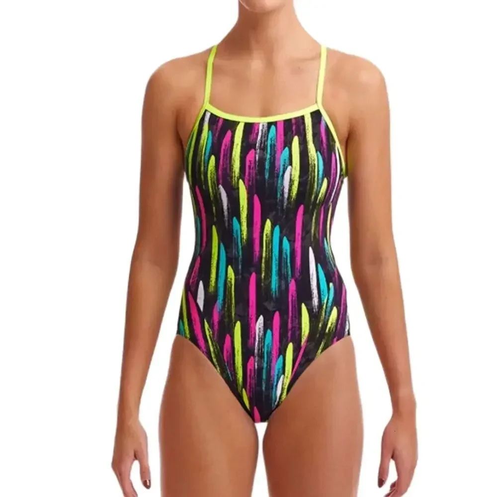 Women Swimsuit Triathlon Back Sexy One-piece Suit Swimwear Wear Functional Training Swimsuit Sports Swimminggown 250117