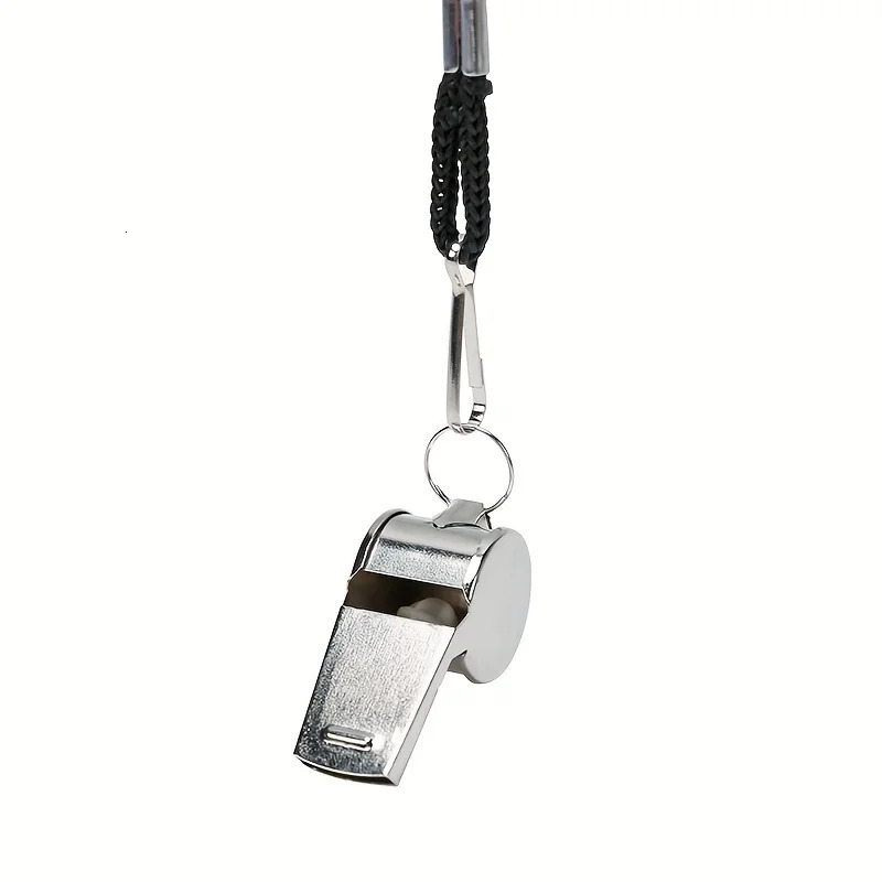 110Pcs Stainless Steel Metal Whistles Professional Football Basketball Sports Referee Training Whistle 250107