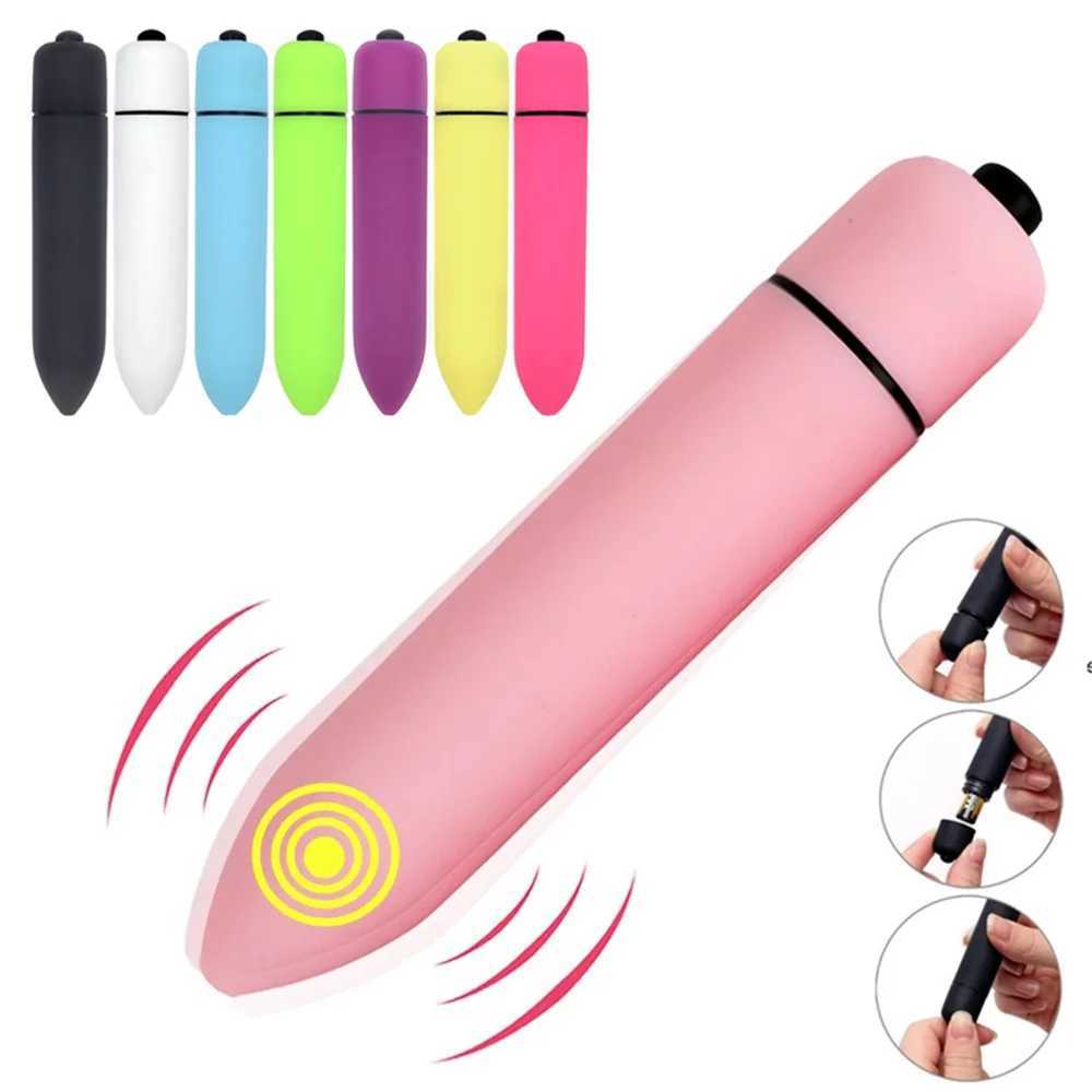 10 Climax Speed Modes Vibrate For Women Mini Bullet Vibrator Female Dildo Clitoris Stimulator Sex Toys Adults W250117