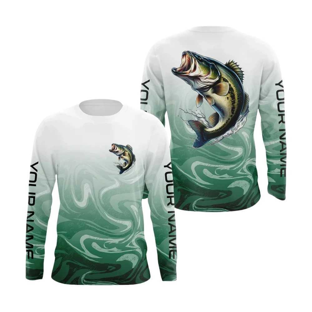 Mens Clothing Casual Mens Long Sleeve T-Shirt 3D Print Fishing Graphic T-Shirt for Men Loose Autumn Y2k Clothes Mens T-Shirts W250117