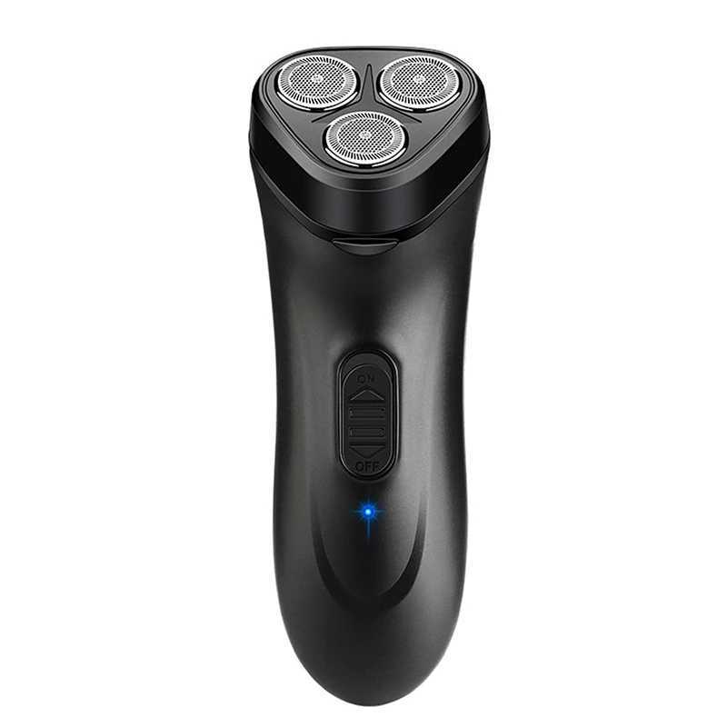 Mini Electric Shaver Men Portable Electric Razor Beard Knife USB Charging Mens Shavers Face Body Razor Men Shaver Three HeadsW250117