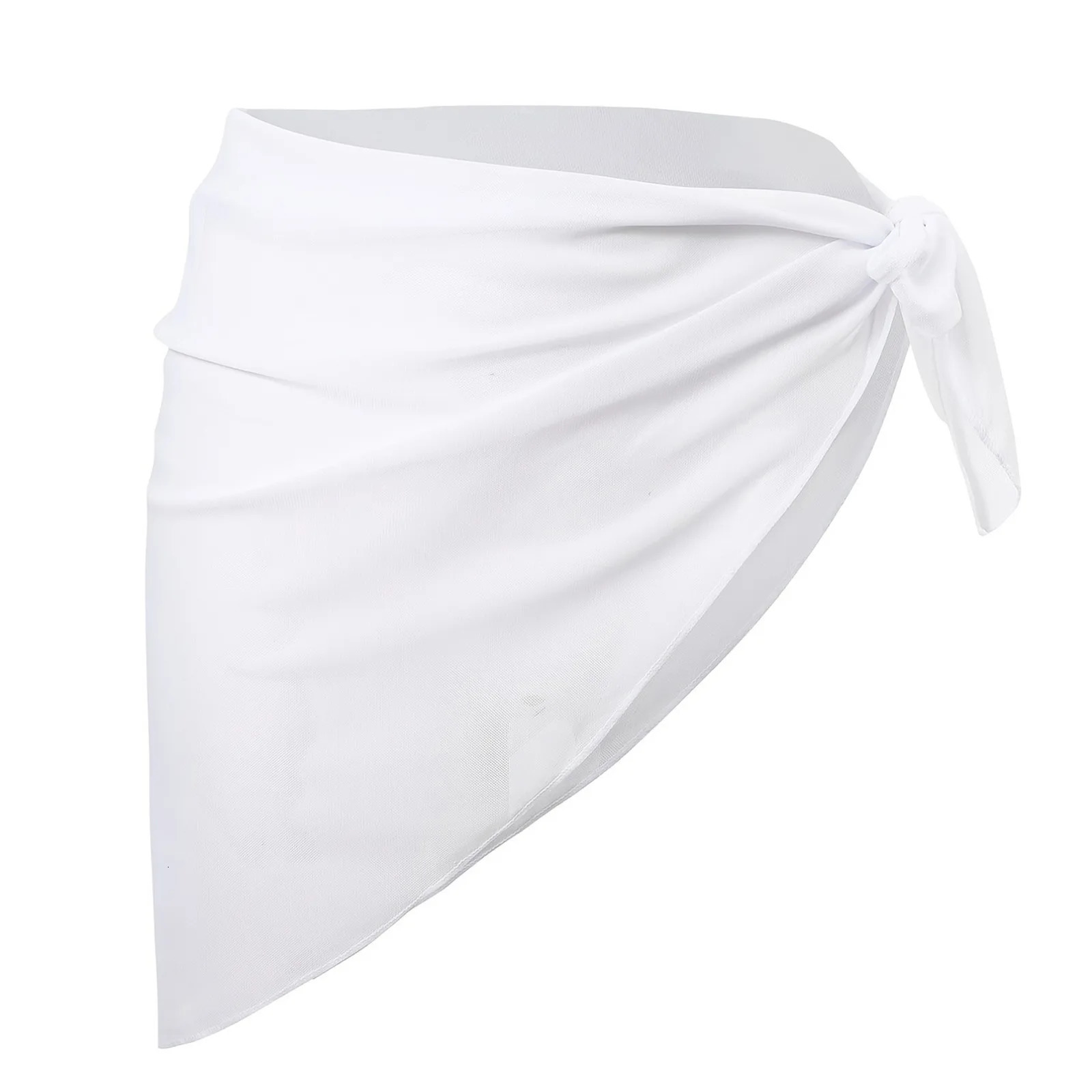 Women 1 Piece Cover Up Skirt Without Bikini Beach Wrap Shiny Wraps Ups For Swimwear Summer 2024 250120