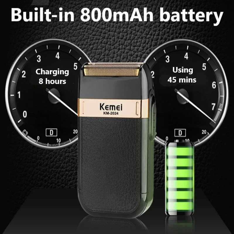Chemical Rechargeable Shaver For Men Wet Dry Electric Shaver Face Beard Shaving Mane Bald Head Electric Razor With Extra MeshW250117